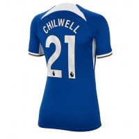 Chelsea Ben Chilwell #21 Hjemmebanetrøje Dame 2023-24 Kortærmet